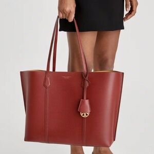 Tory Burch Triple Compartment Zippered Laptop Tote Bag Fits up to a 16" Laptop